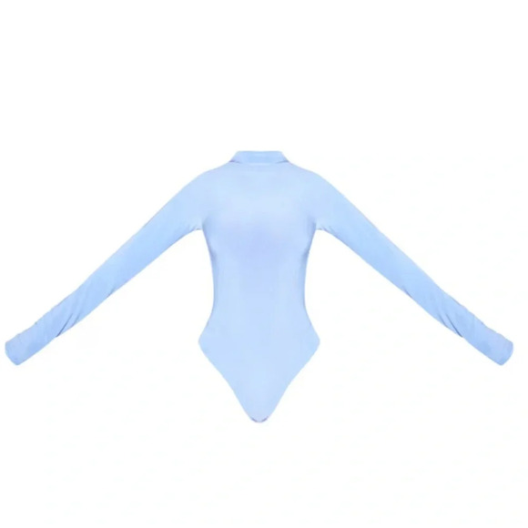 Sky blue mesh bodysuit - Picture 3 of 3